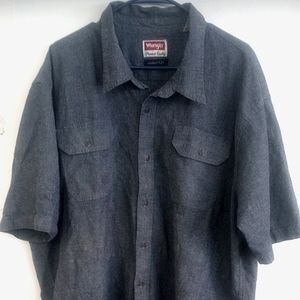 Wrangler Comfort Flex Short Sleeve Button Down, 3XL